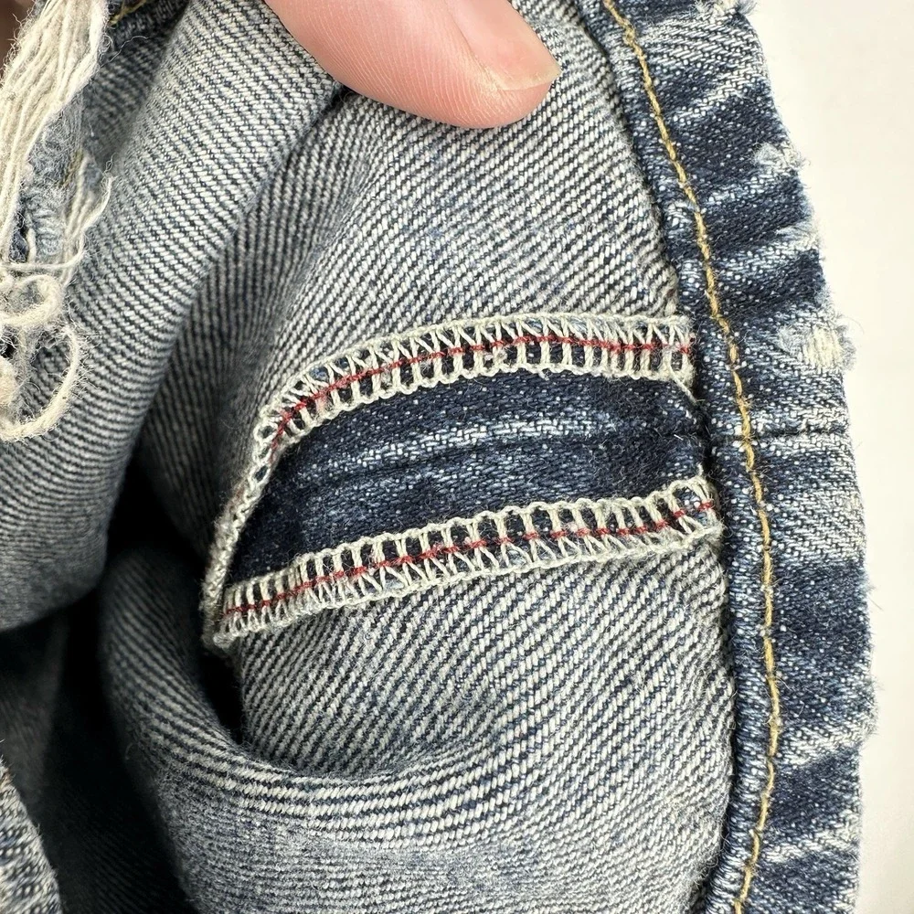Polo Ralph Lauren Selvedge Jeans Mens 32x32 Blue 100% Cotton Hampton‎ Straight